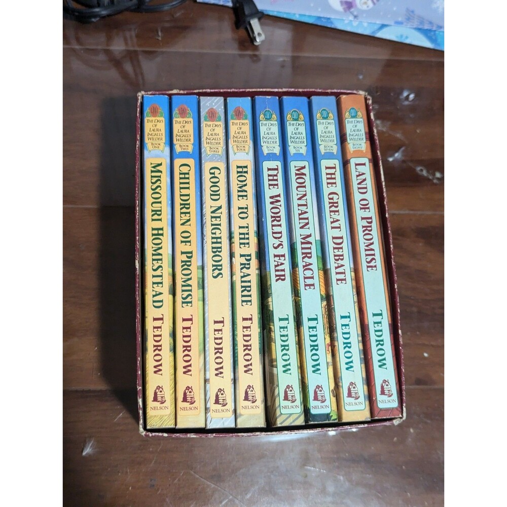 The Days of Laura Ingalls Wilder by TL Tedrow, Books 1-8 PB Box Set, 1992